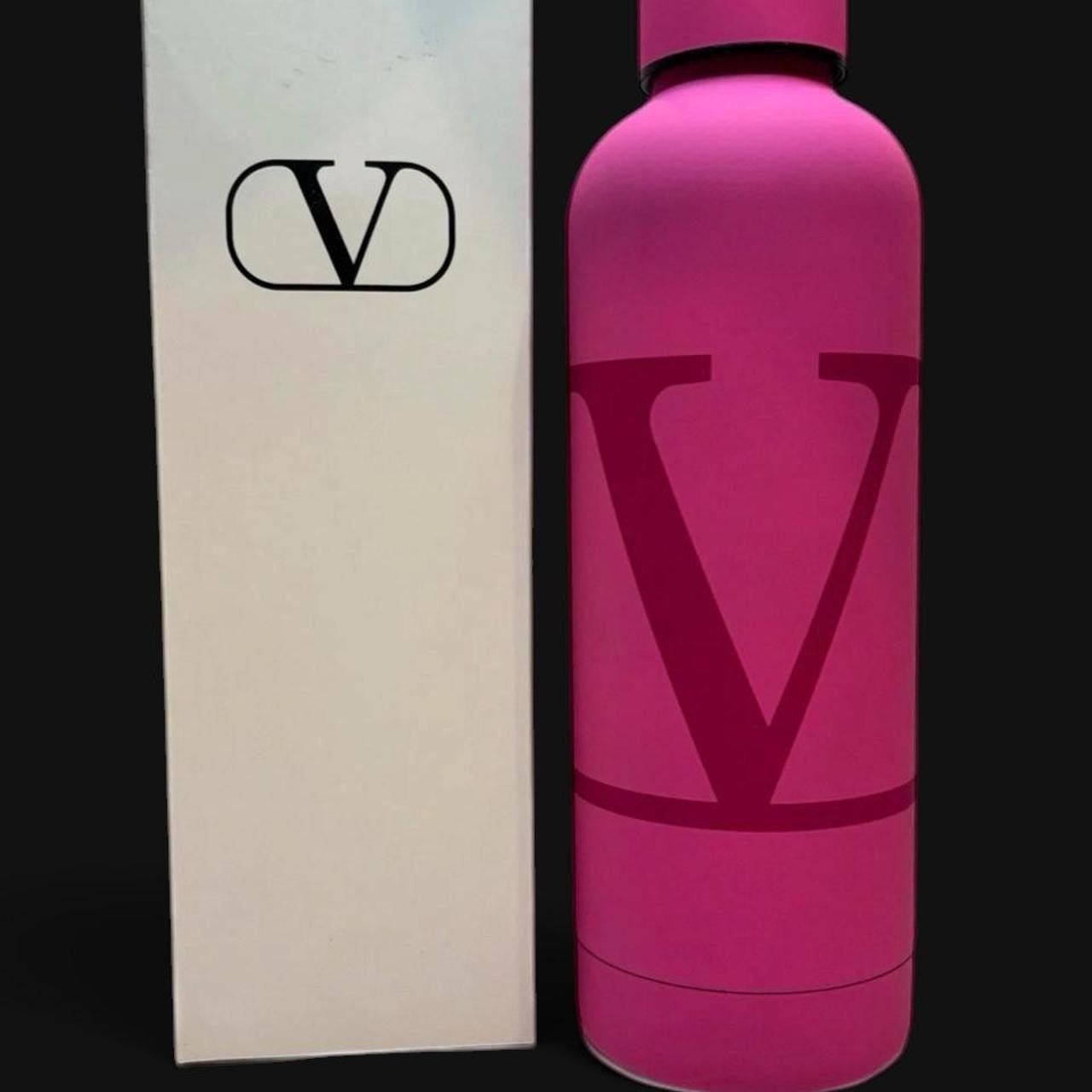 Valentino Garavani Pink 32 fl oz Stainless Steel Insulated Water Bottle w/ Box