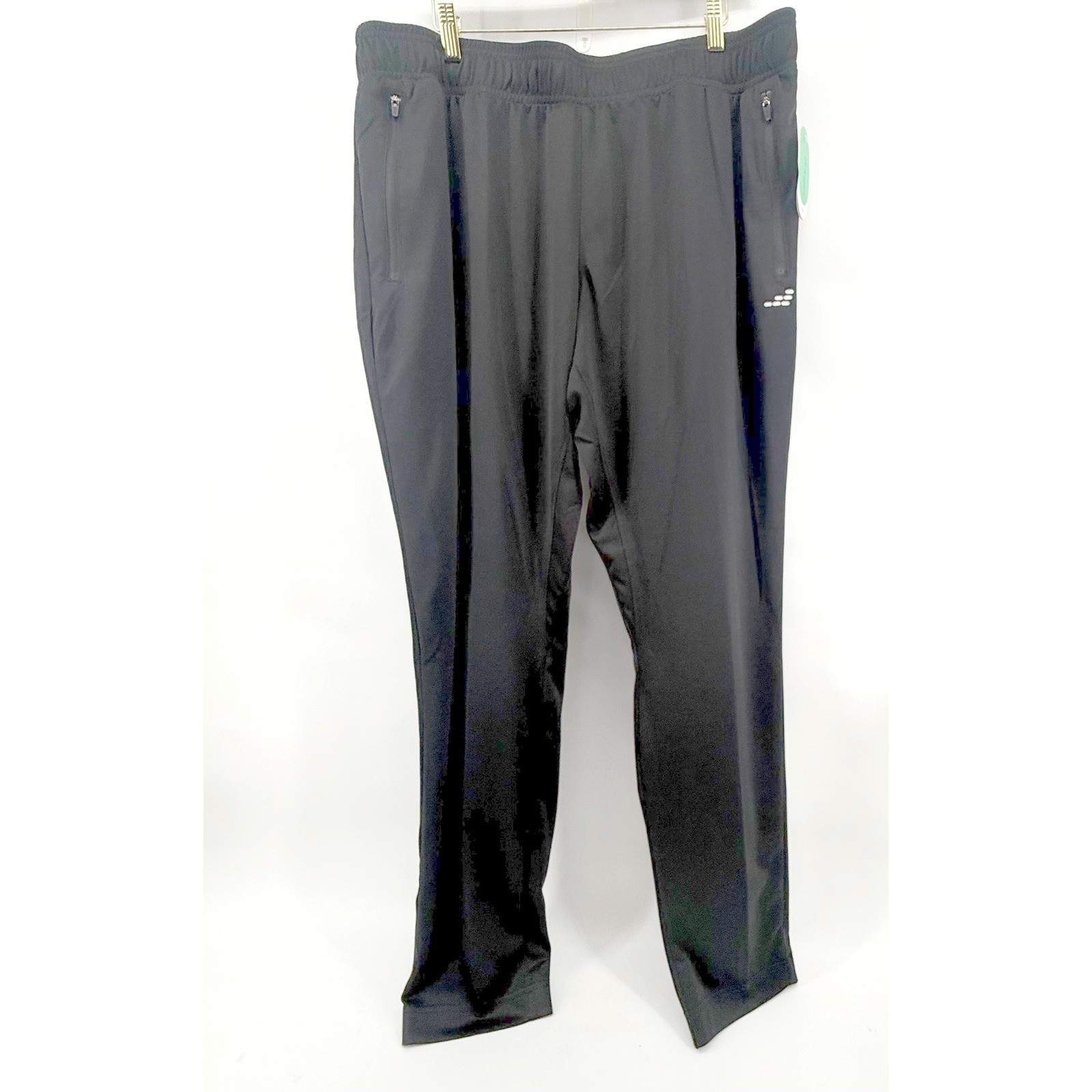 BCG Training Pants Mens 2XL Black NEW Moisture Wicking Activewear Stretch Jogger
