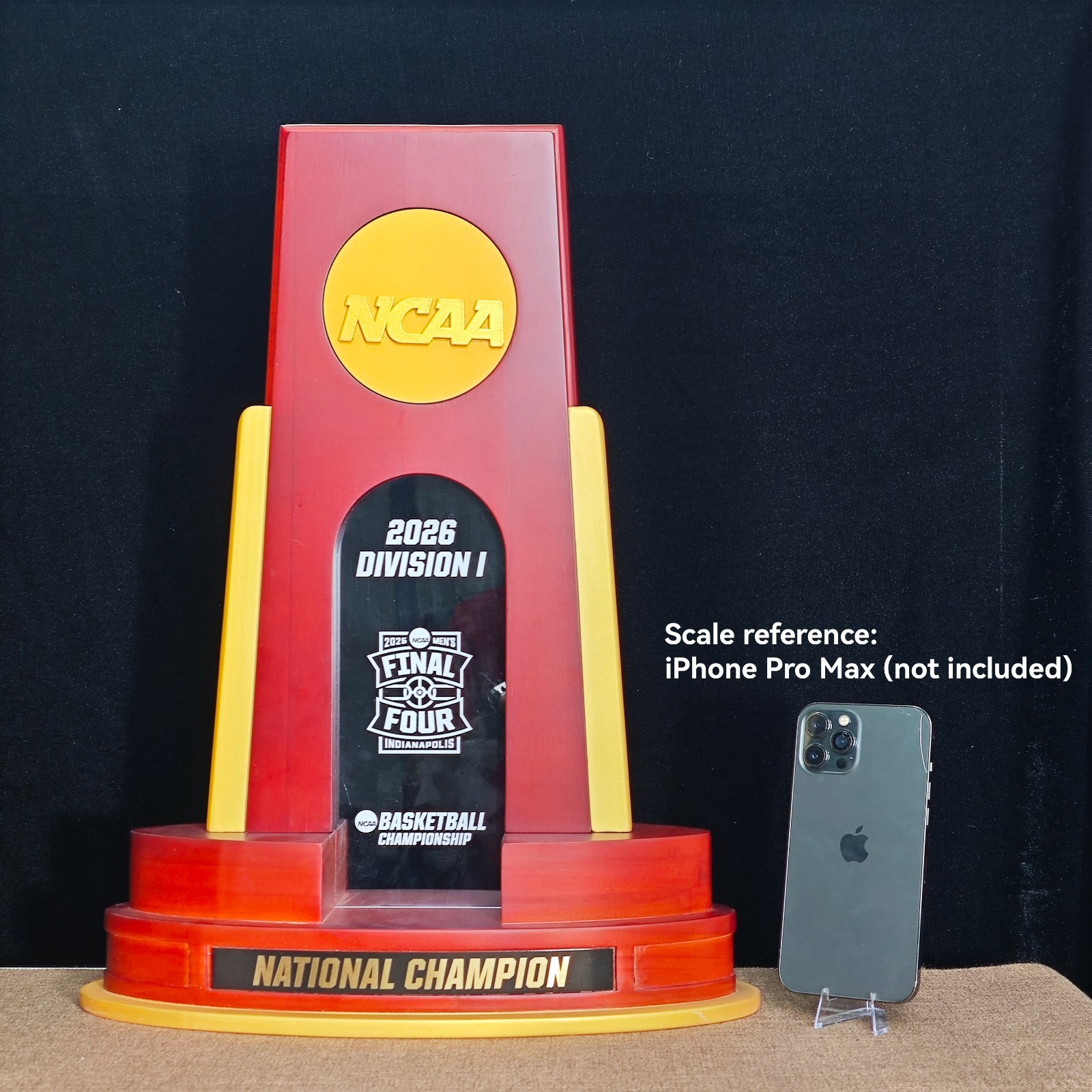2026 Michigan Division I Men\'s Basketball National Championship Trophy 50cm