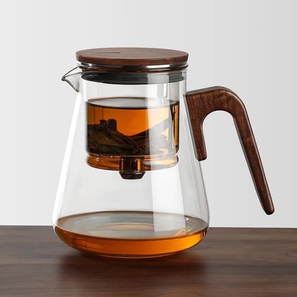 Bonston heat-resistant glass teapot, magnetic switch, 27oz - Best Glass Teapot