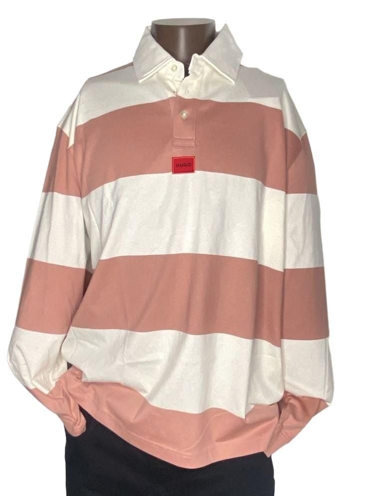 HUGO Diragbi long-sleeve rugby polo shirt, HUGO Diragbi long-sleeve rugby polo shirt,