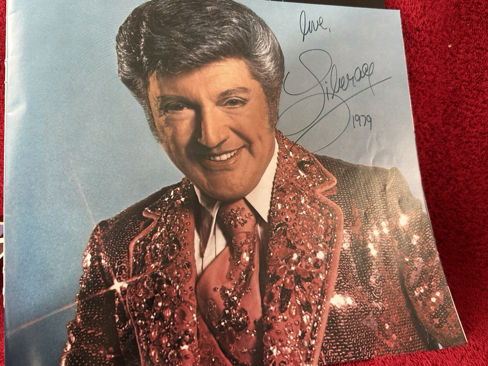 Signed/Autographed 1979 Liberace Mr Showmanship program Signed/Autographed 1979 Liberace Mr Showmanship program