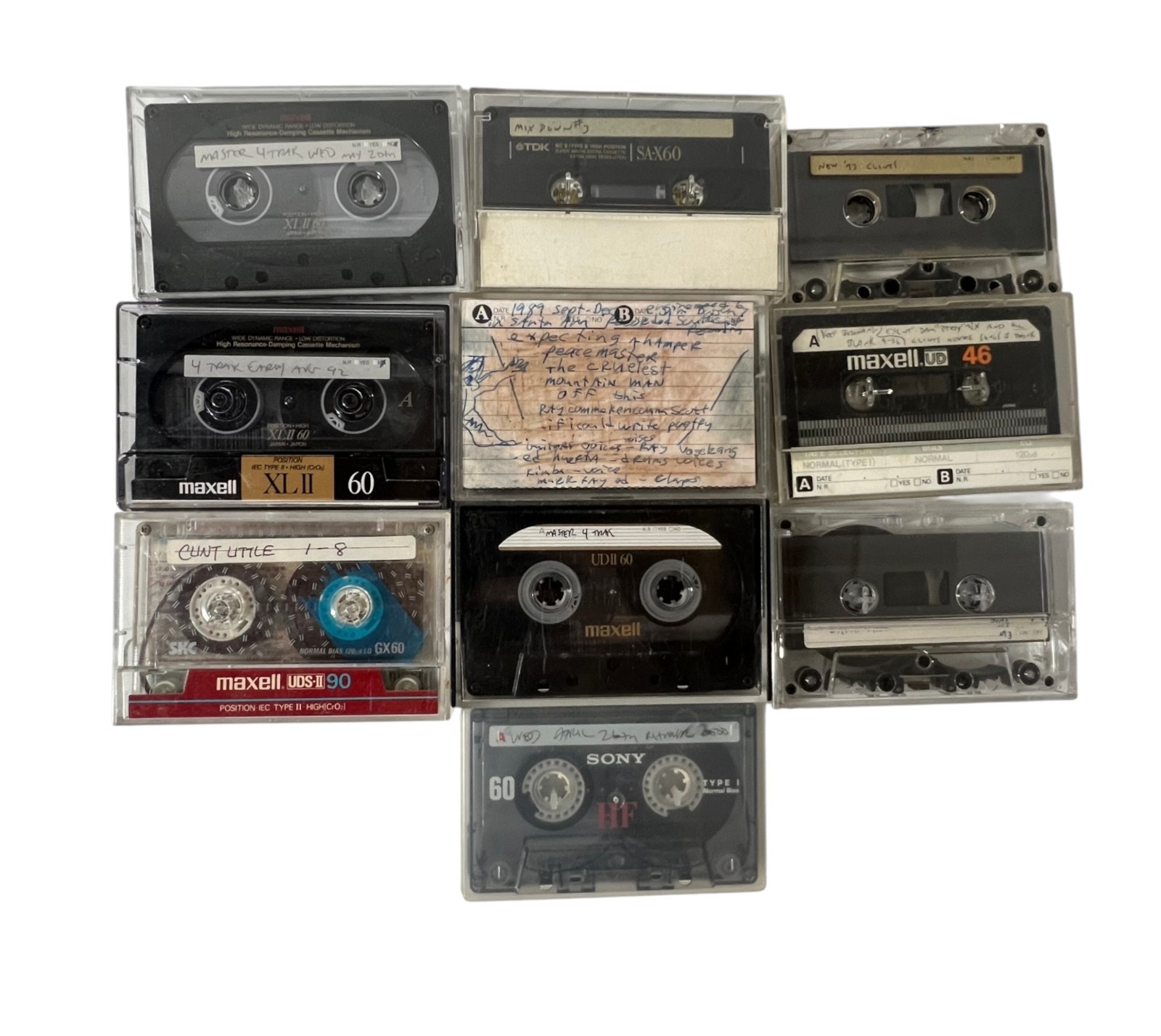 Vintage Studio Demo Cassette Tape Archive 1980s90s Vintage Studio Demo Cassette Tape Archive 1980s90s