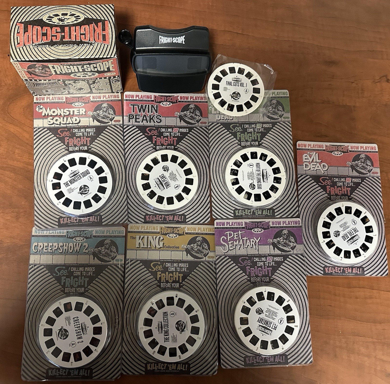 Fright Rags Fright-Scope Thriller Horror Movies View Master + 23 Reels - NEW Fright Rags Fright-Scope Thriller Horror Movies View Master + 23 Reels - NEW