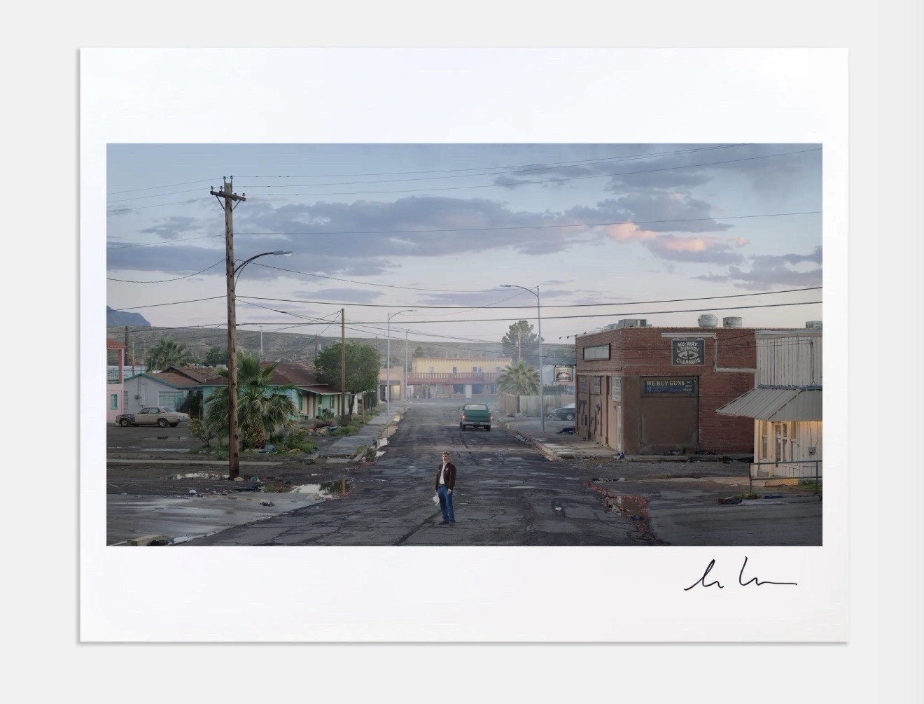 A24 Gregory Crewsdon Signed Eddington Print Ari Aster, 17x22 Inches A24 Gregory Crewsdon Signed Eddington Print Ari Aster, 17x22 Inches