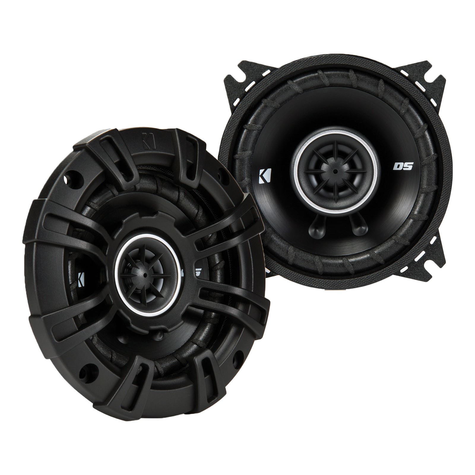Kicker 43DSC404 DSC40 4-Inch (100mm) Coaxial Speakers, 4-Ohm