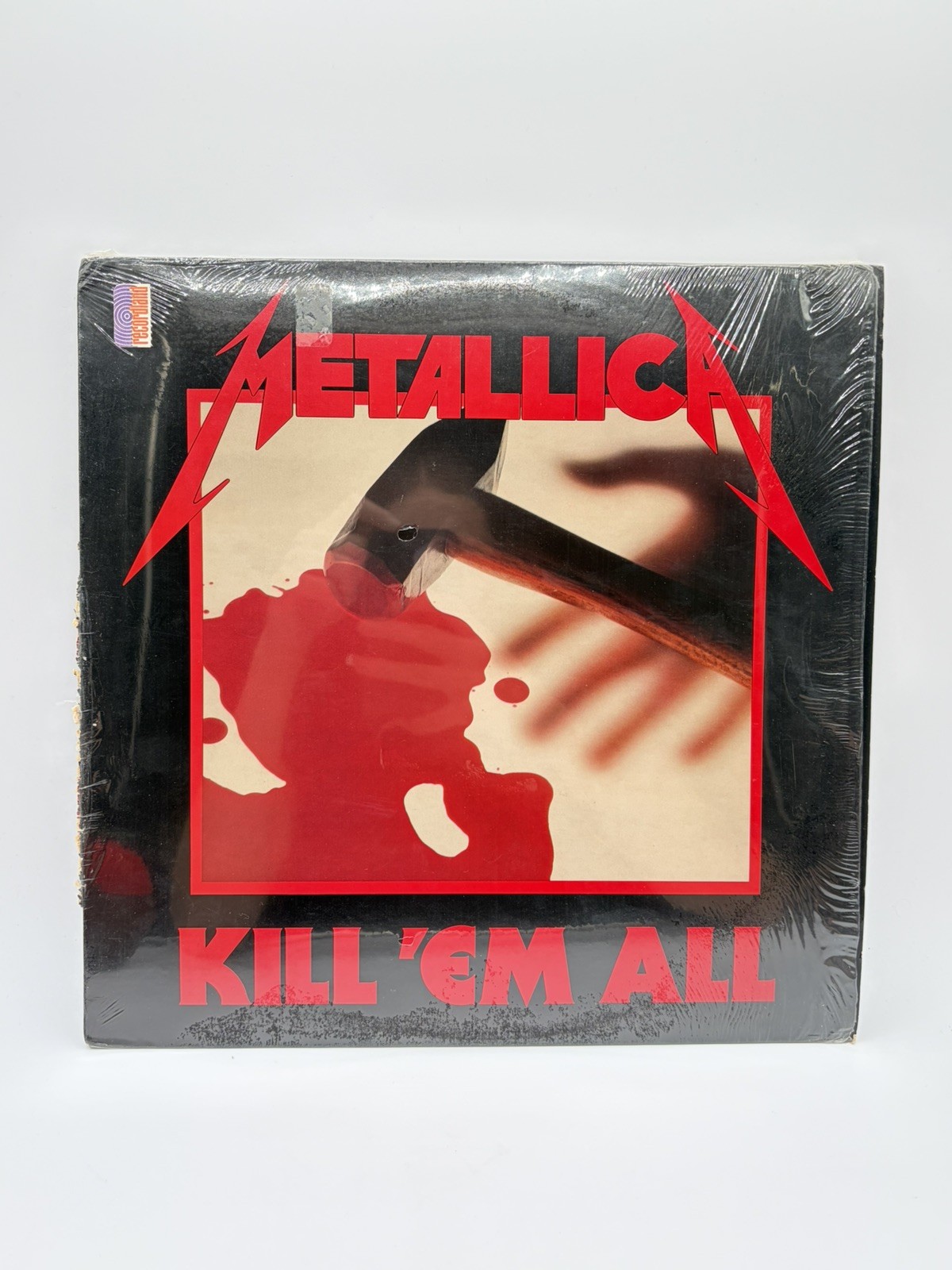Metallica Kill ’Em All LP 1983 Megaforce MRI-069 Sterling A-2 A-4 Shrink Metallica Kill ’Em All LP 1983 Megaforce MRI-069 Sterling A-2 A-4 Shrink