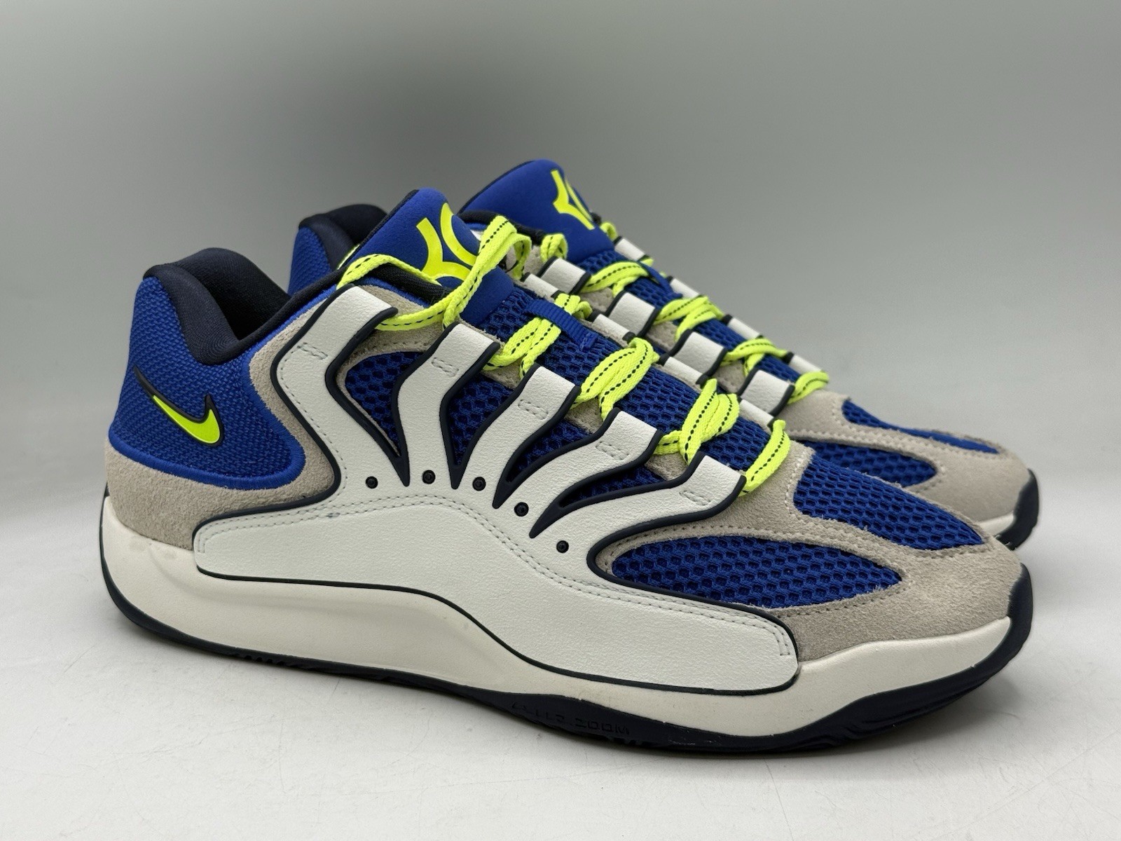 Nike KD 18 \'Smart City\' Hyper Royal Neon Yellow Sail HV1992-400 Men’s Size 8
