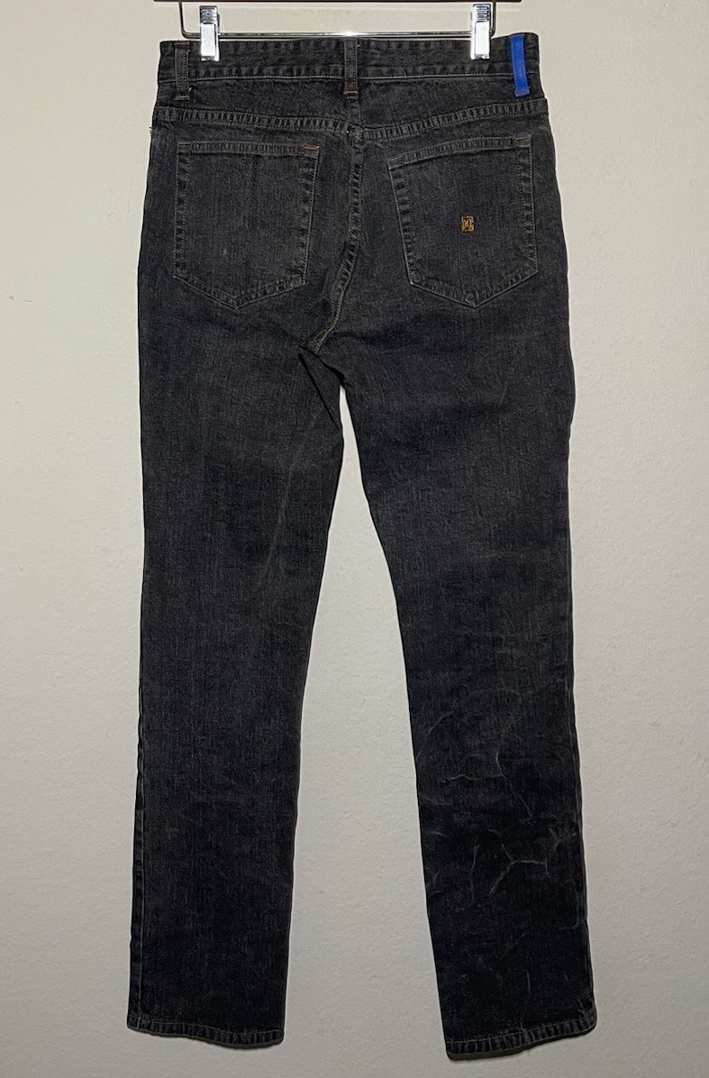 Vintage Kr3w Jim Greco Black Slim Jeans 30 Krew Hammer Y2K Skate Baker 2000s