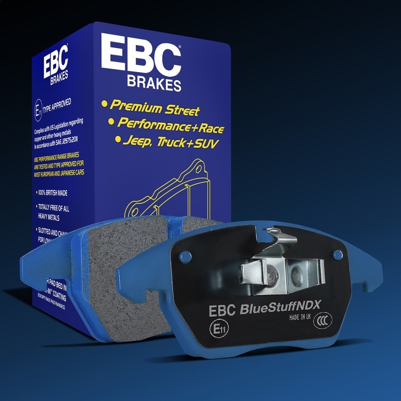 EBC Bluestuff NDX Full Race Brake Pads for Enhanced Track and Street Performance