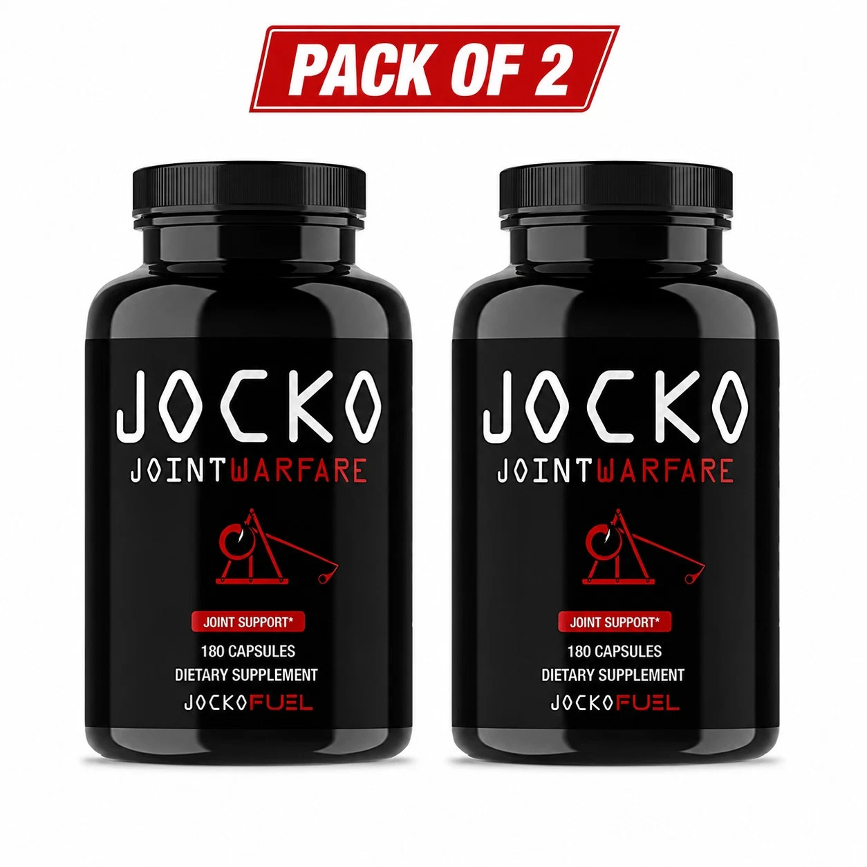 2 Pack Premium Jocko Joint Warfare - Joint Support - 180 Caps - New & Sealed
