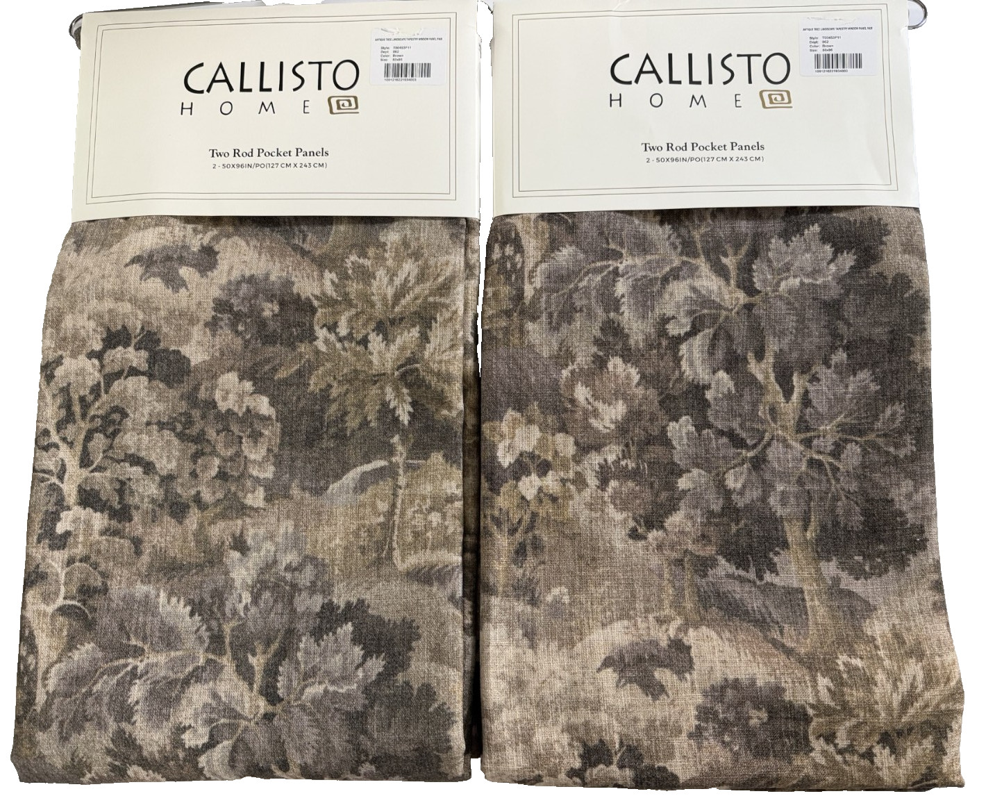 New Callisto Home Antique Tree Landscape Tapestry Drapes 50 New Callisto Home Antique Tree Landscape Tapestry Drapes 50