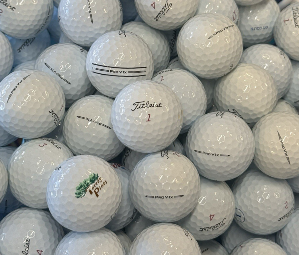 48 TRULY Mint 5A Titleist Pro V1X (2017-2024) Mixed Golf Balls - 48 TRULY Mint 5A Titleist Pro V1X (2017-2024) Mixed Golf Balls -