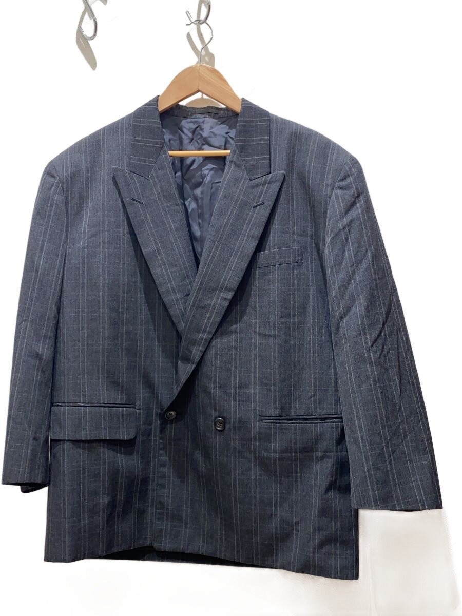COMME des GARCONS HOMME PLUS Double Breasted Wool Pinstripe Jacket S PJ-05022S
