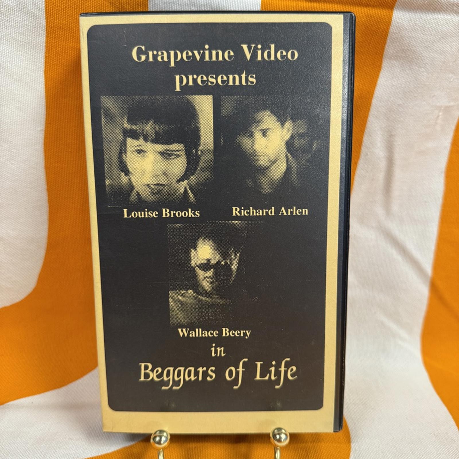 Rare Beggars of Life (1928) VHS - Classic Film by Grapevine Video Fast 