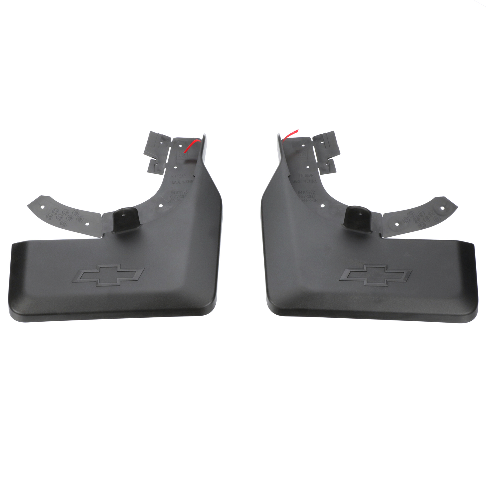 OEM NEW 19-24 Silverado 1500 Rear Flat Splash Guards Mud Flaps Black 86517279