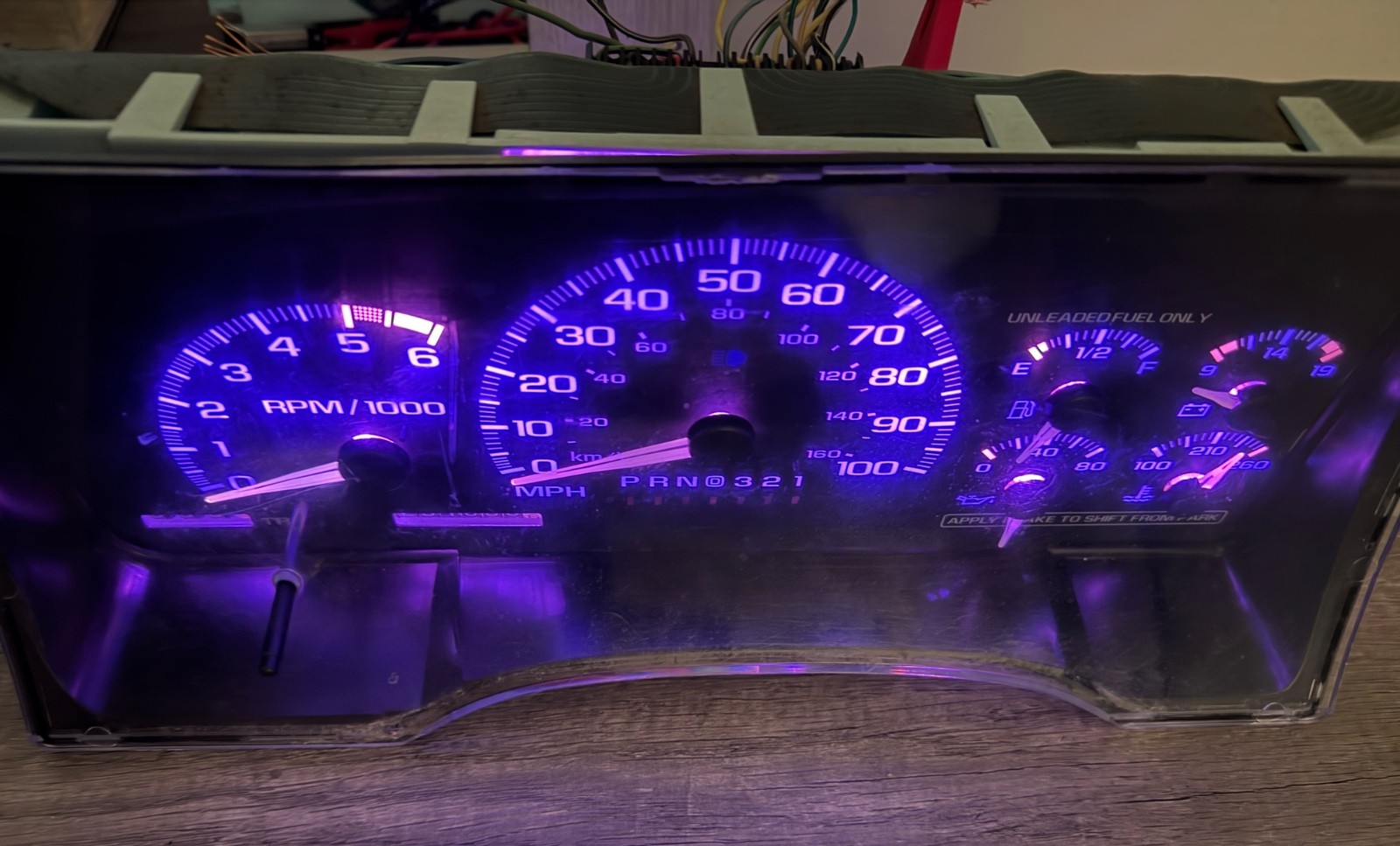 1995-1999 Chevy Suburban Silverado Tahoe Sierra Speedometer Cluster OEM WORKS