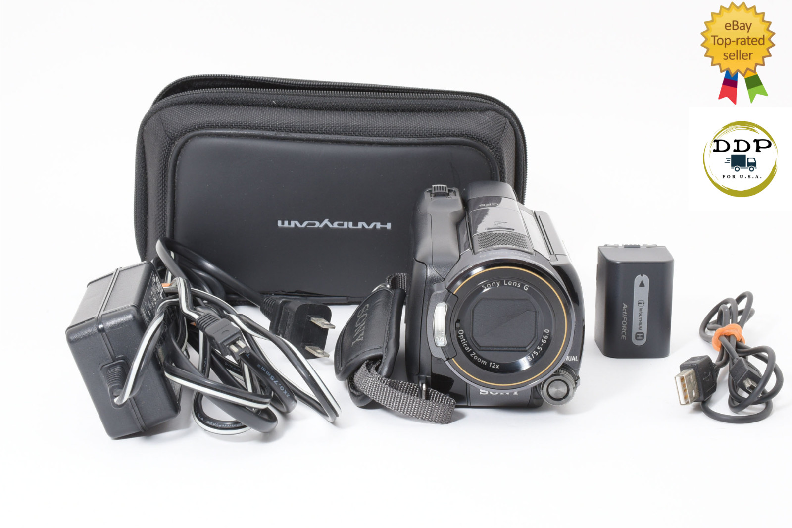 [Near Mint] Sony HDR-XR520V Hi-Definition AVCHD HDD 12.0MP Camcorder From JAPAN