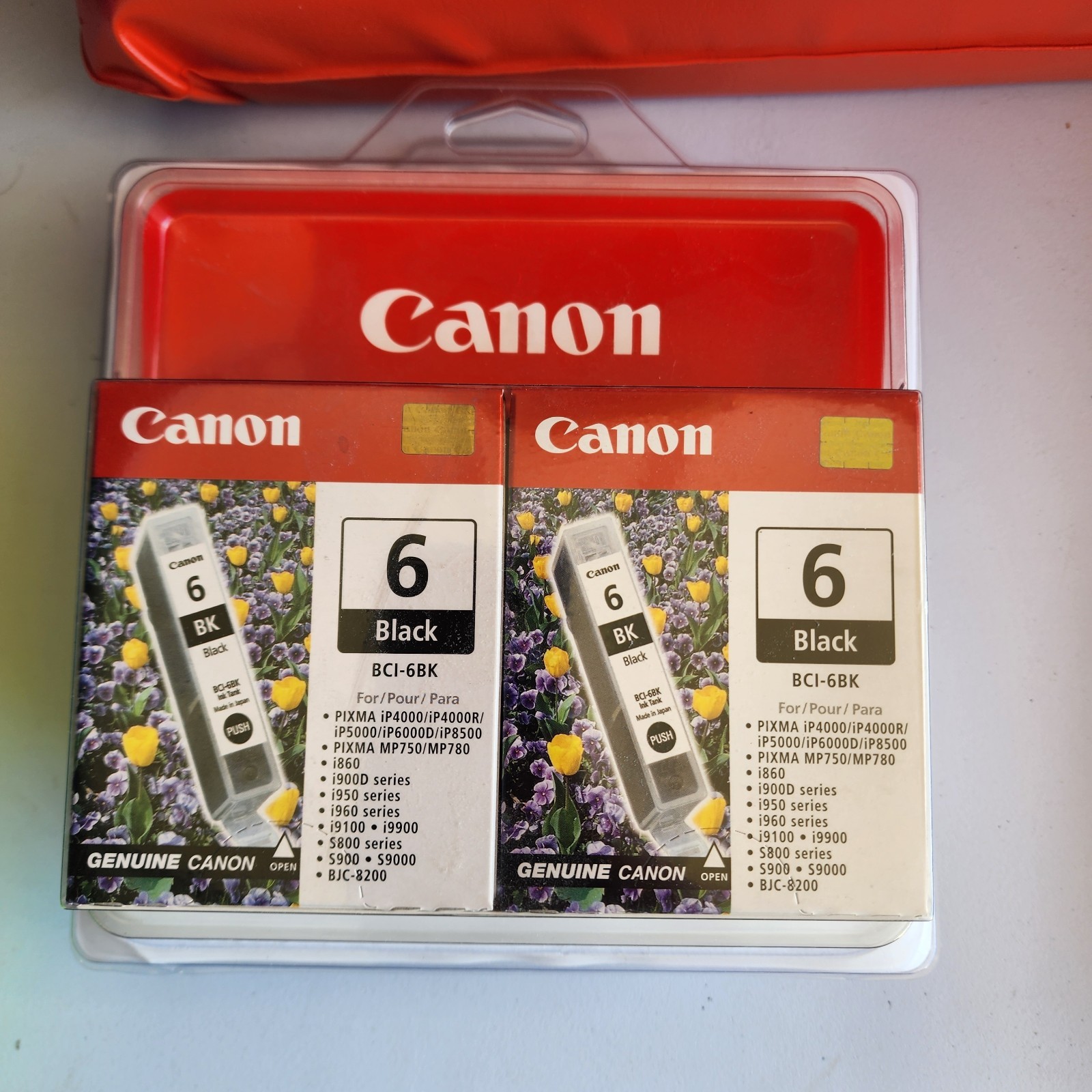 Ink Canon Brand New Canon BCI-6BK Twin Pack Black Ink Cartridges Genuine Canon