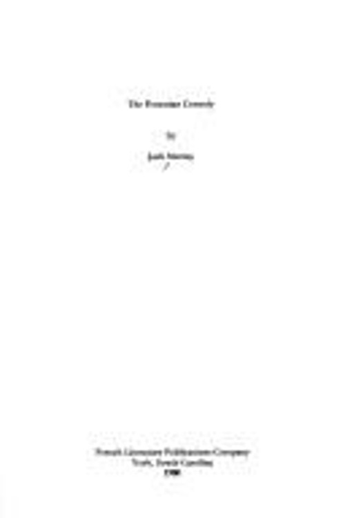 The Proustian Comedy Hardcover Jack Murray