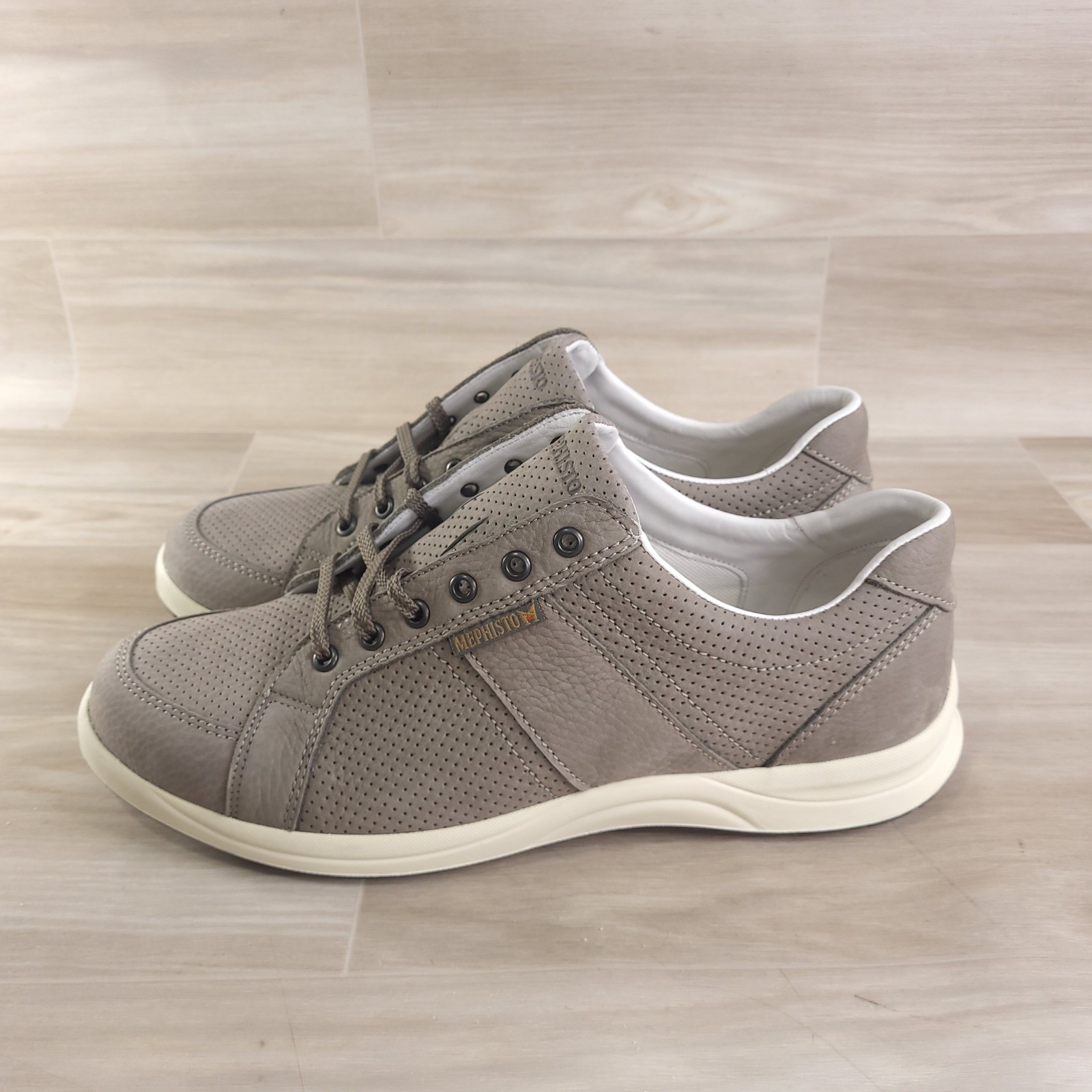 Mephisto Hero Perf Leather Sneakers Size US 11 Casual Luxury Lace Up NEW