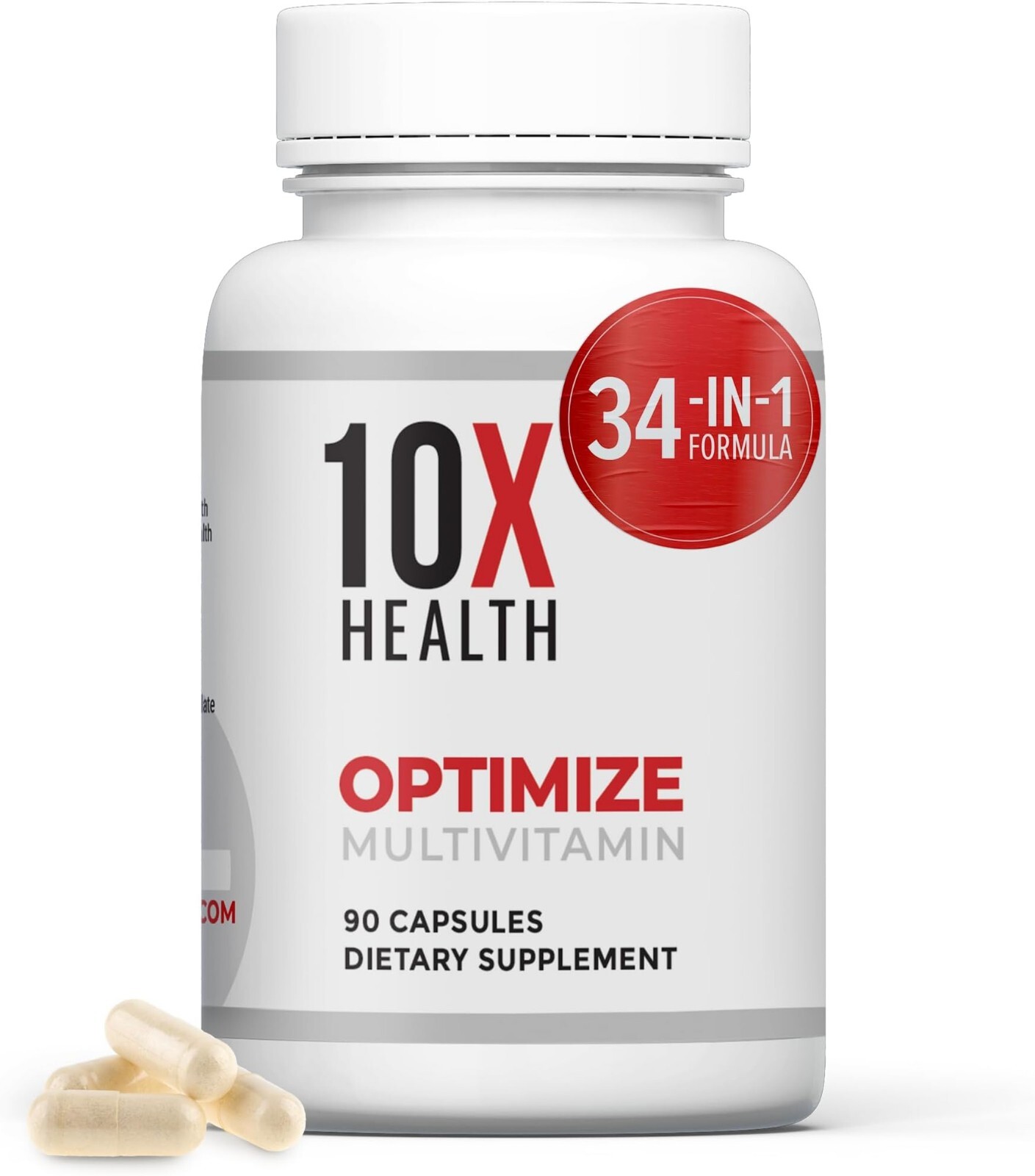 3 Pack 10X Health Optimize Methylated Multivitamin 90 Capsules Exp 2026\\