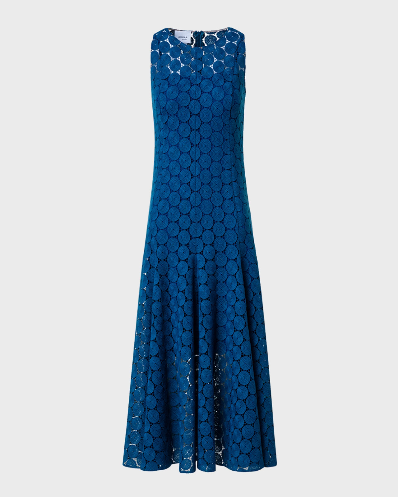 NEW/missing slip,  Akris punto Dot Guipure Lace A-Line Midi Dress 4 #DD72
