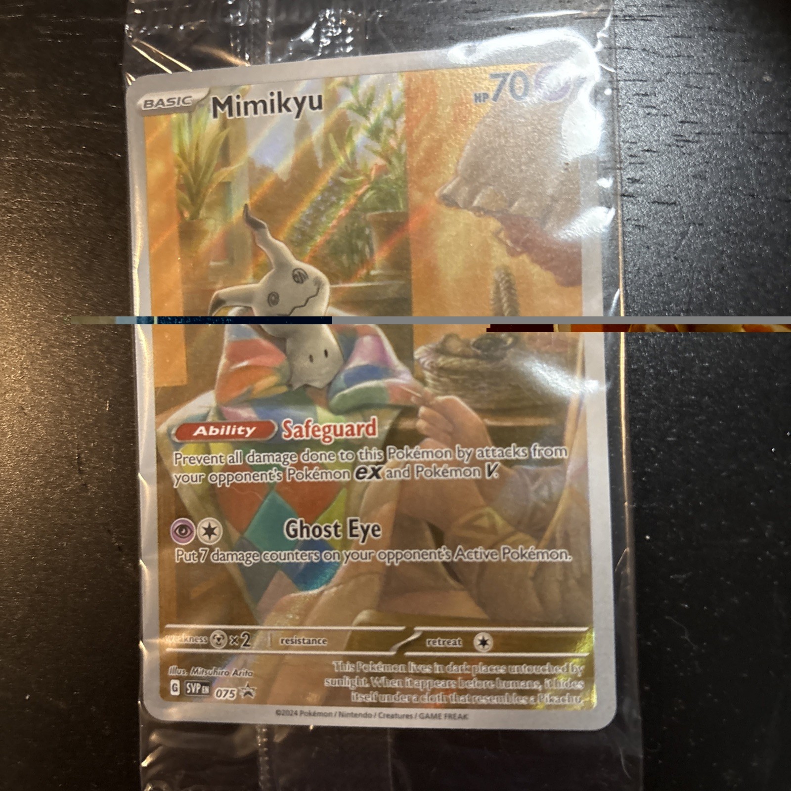 Mimikyu 075 Promo Holo SEALED Pokemon SV: Scarlet & Violet Promo Cards SVP NM