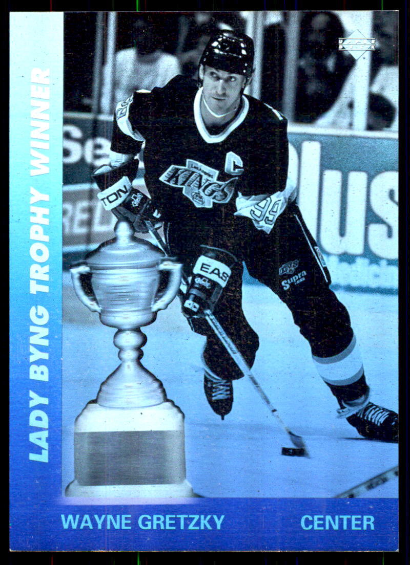 1991-92 Upper Deck #AW6 Wayne Gretzky Award Winner Holograms 1991-92 Upper Deck #AW6 Wayne Gretzky Award Winner Holograms