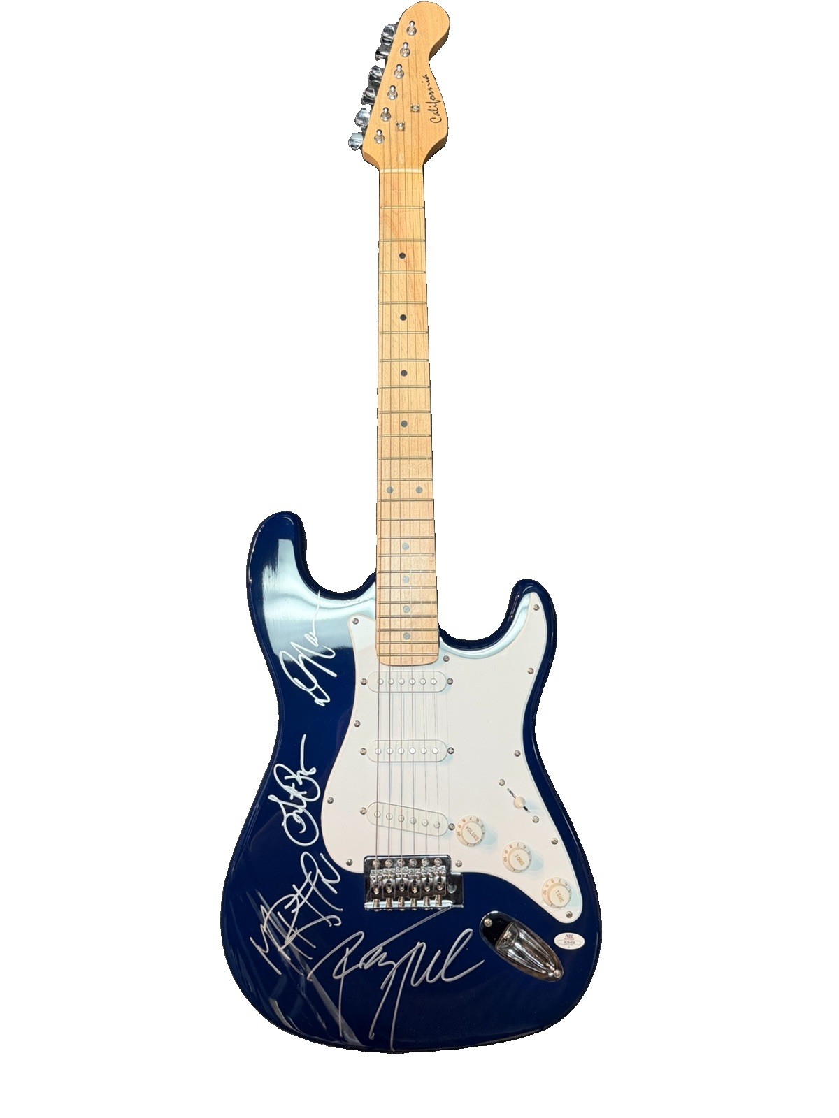 Jane’s Addiction Autographed Blue Guitar