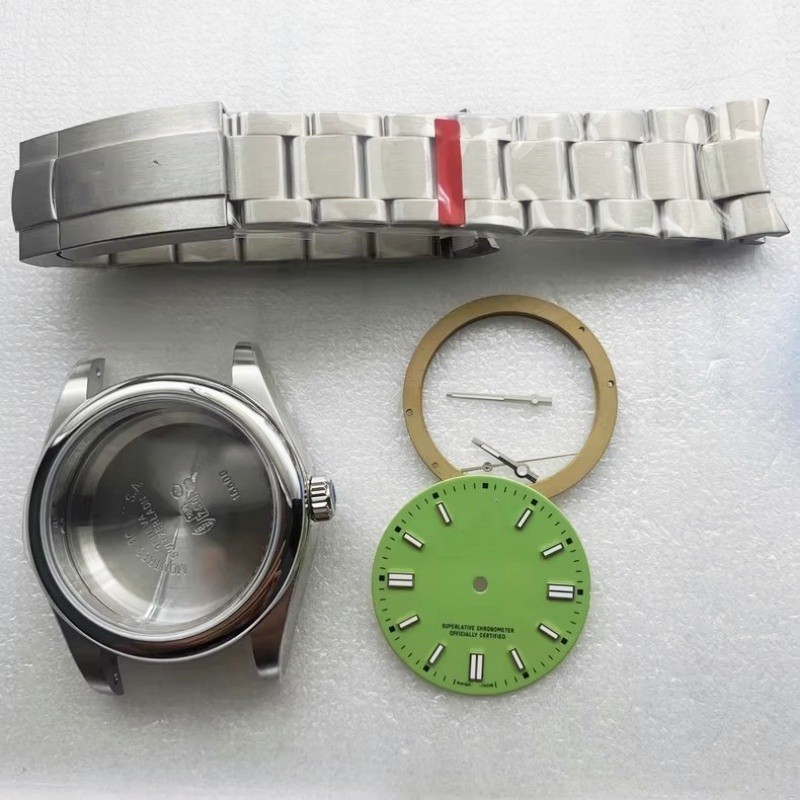 DIY 41mm Watch Steel Case kit For ETA 2824  Movement After-sales accessories