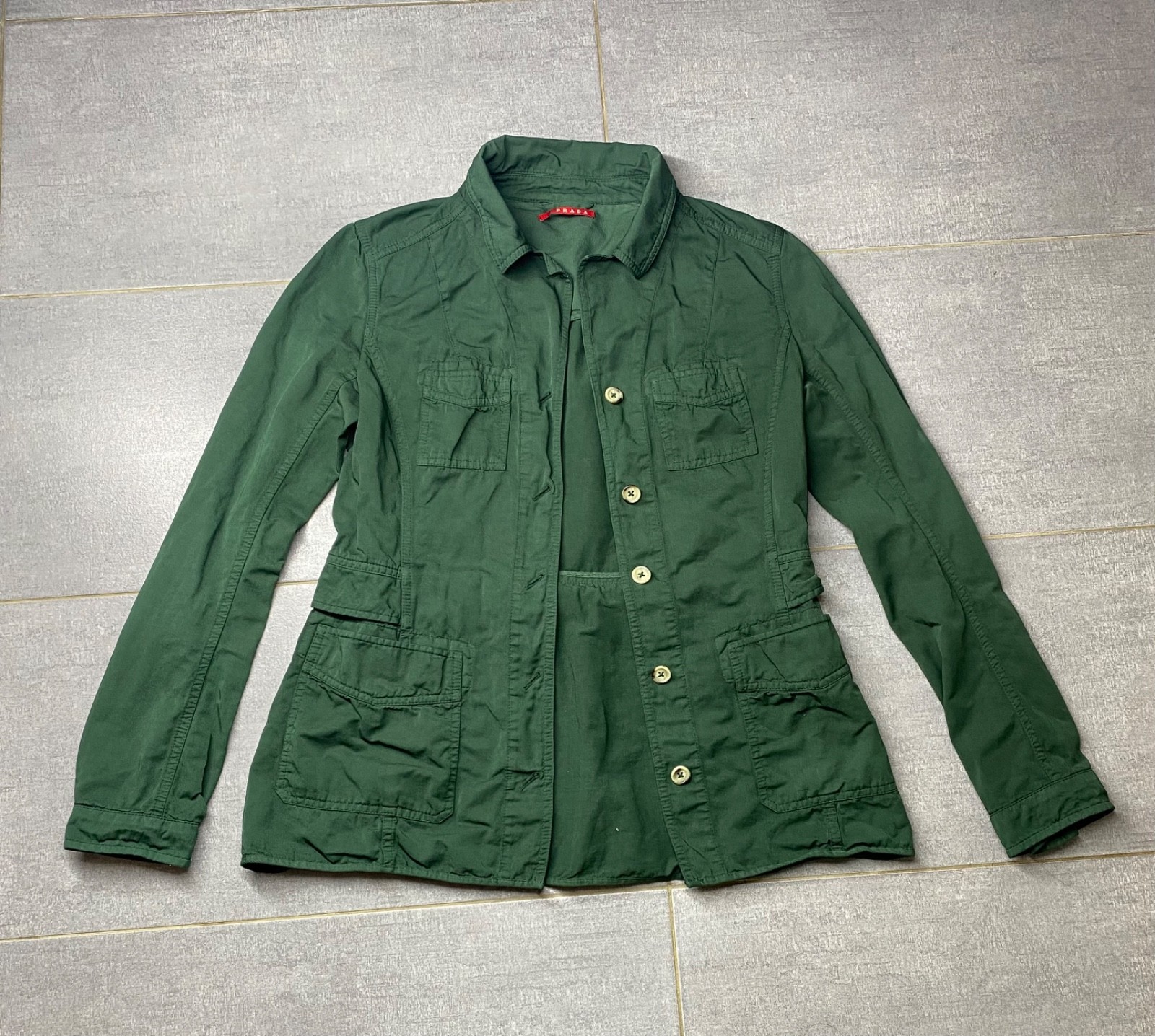Vintage Prada 2006 Custom Military Jacket