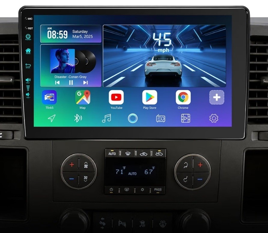 4G+64G For 2007-2013 Chevy Silverado GMC Sierra Carplay Stereo Radio Android 13