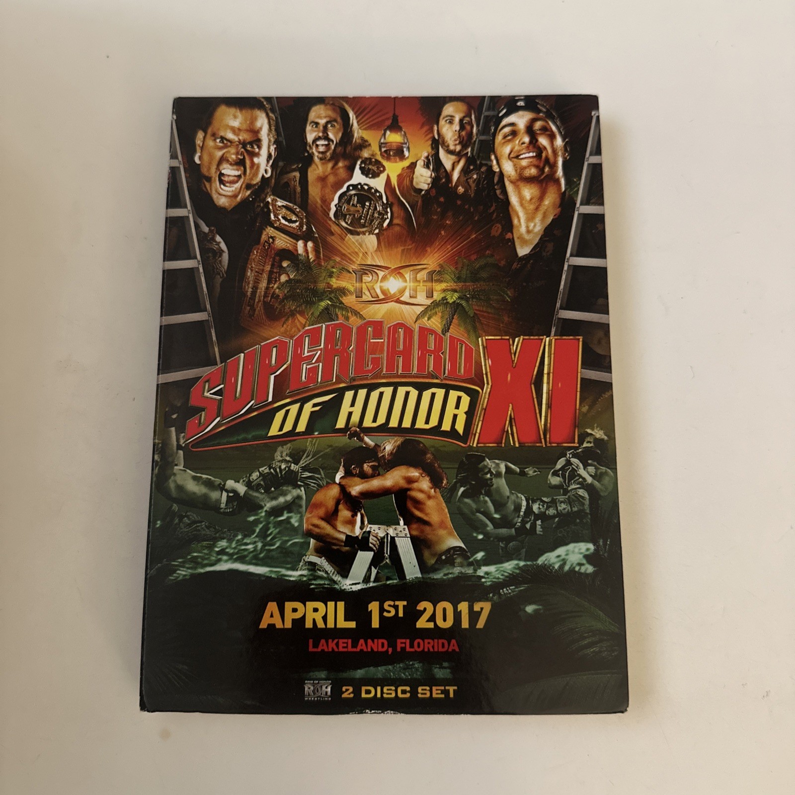 ROH Supercard of Honor XI 2017 DVD Young Bucks Hardy Boys Ring Honor AEW ROH Supercard of Honor XI 2017 DVD Young Bucks Hardy Boys Ring Honor AEW