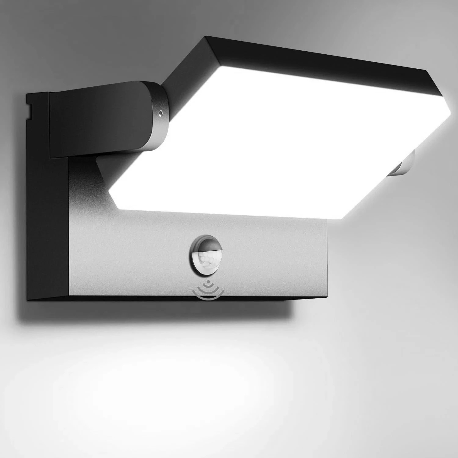 Dream Eeve 60W Motion Sensor Outdoor Wall Light 5000LM IP65 LED Black 5000K