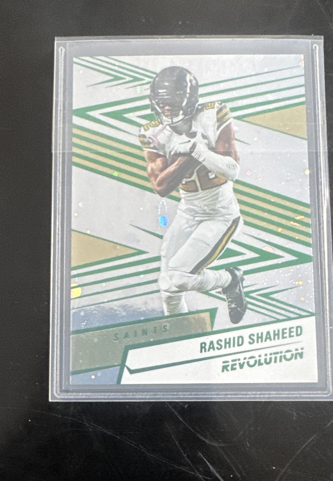 2025 Panini Revolution - Rashid Shaheed #189 Green Cosmo /199