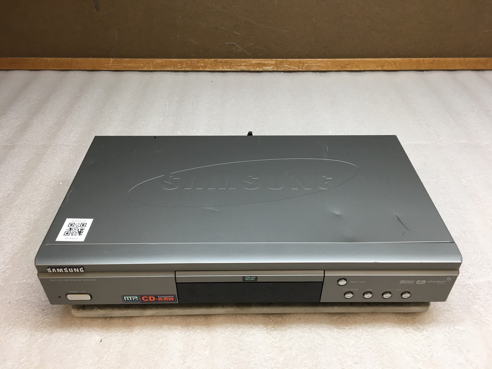 Samsung DVD-S222 DVD/CD/MP3 Player - TESTED - No Remote Included