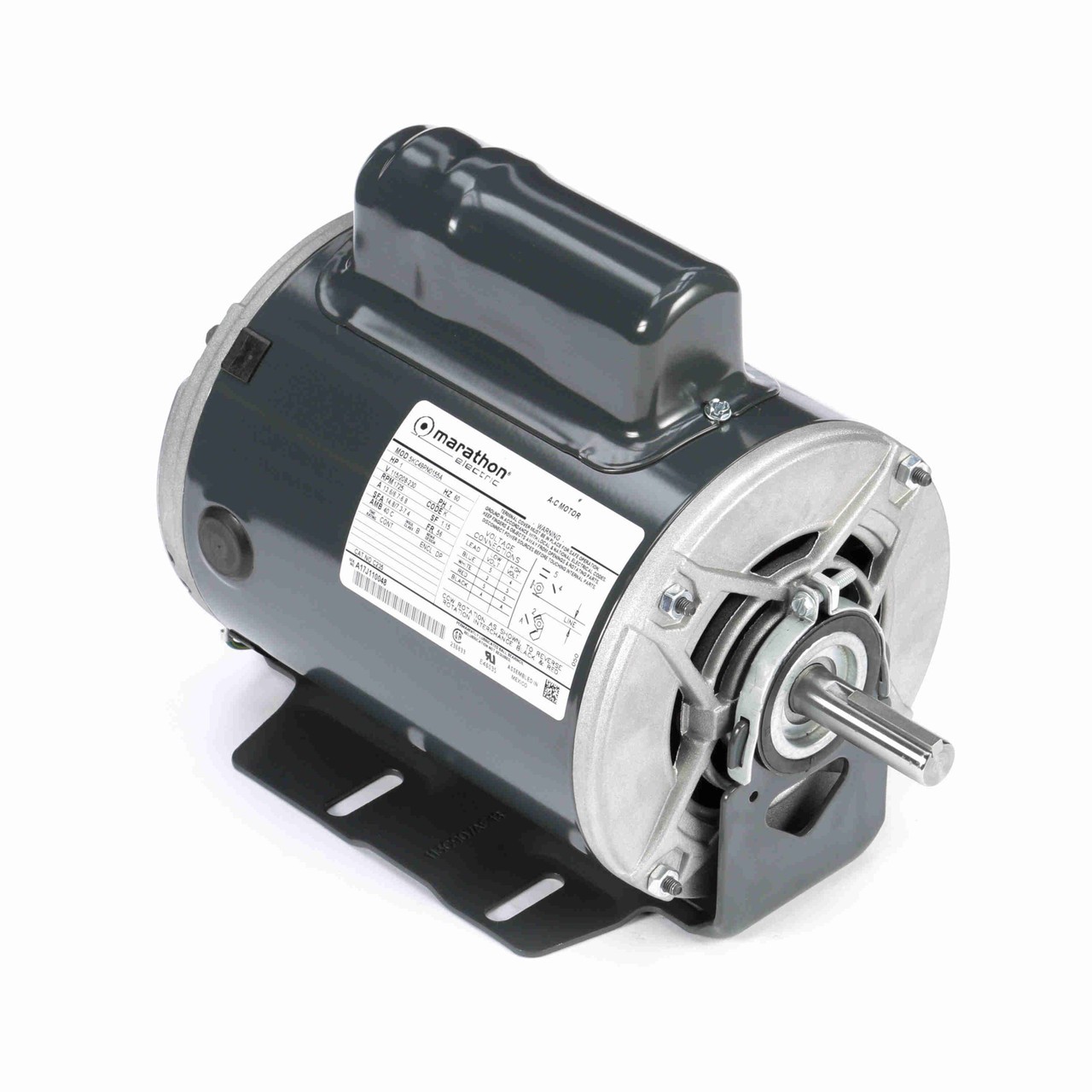 C235 Marathon 1 hp (1 speed) 115/208-230V 1800 RPM ODP 56 Frame Cap Start