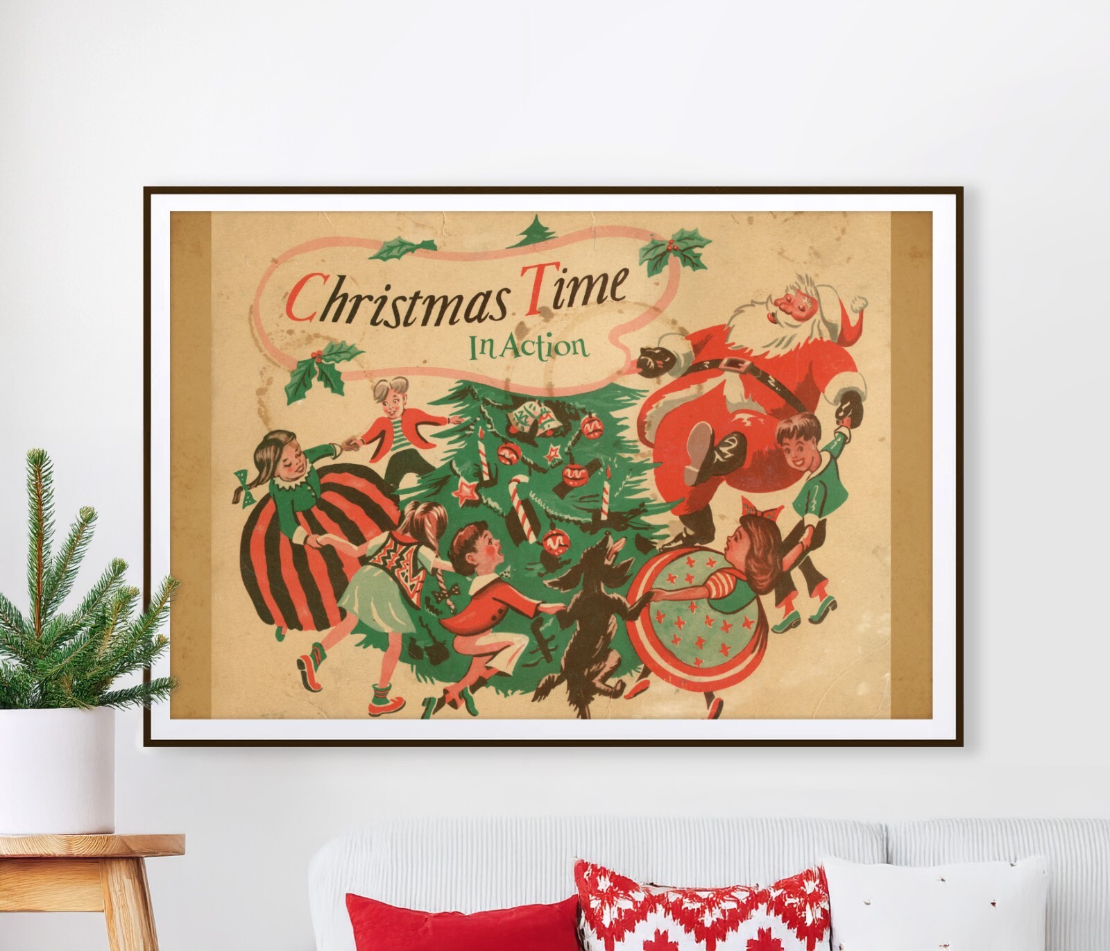 1949 Vintage Santa POSTER (up to 24\