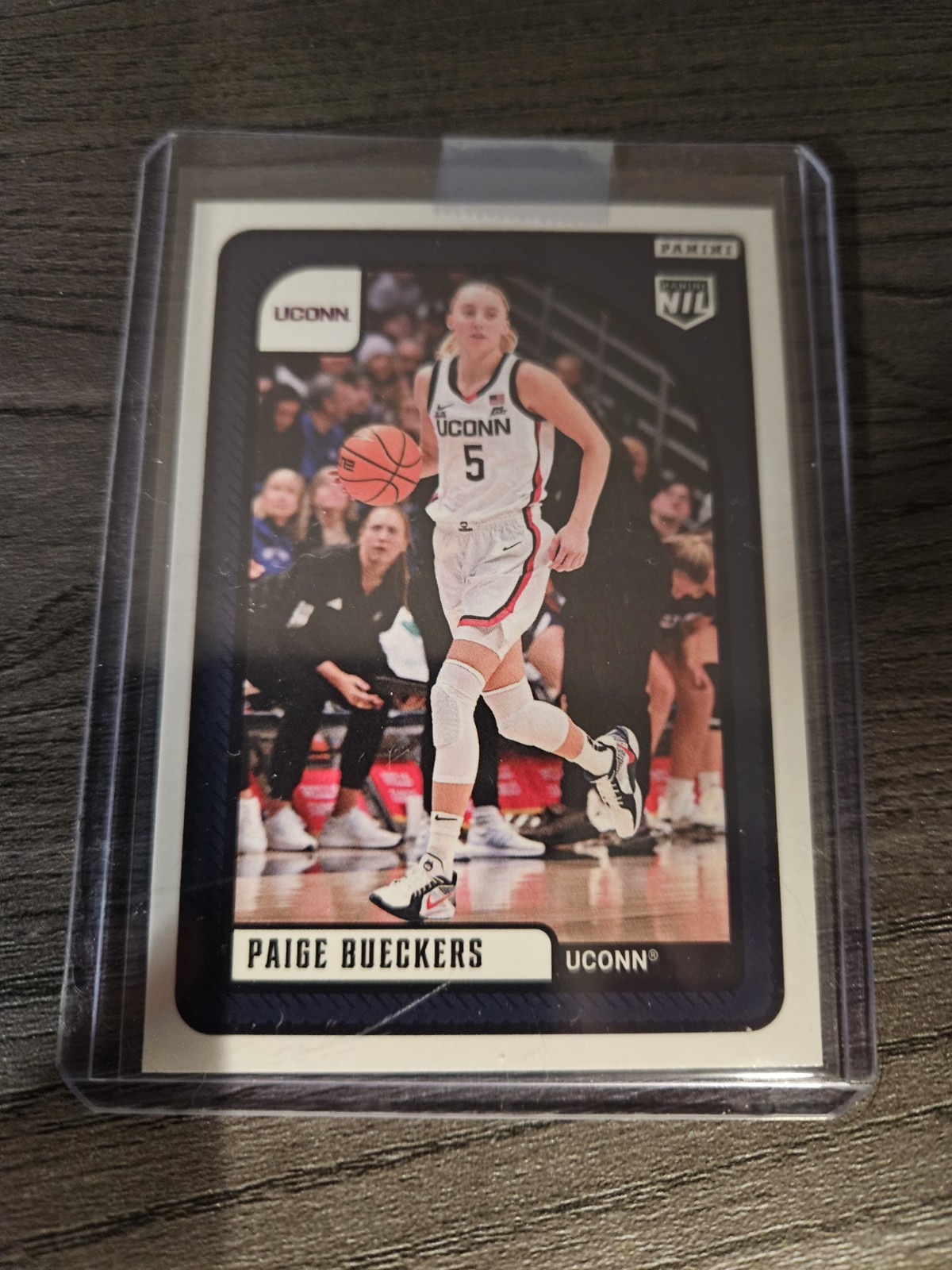 2024-25 Panini UConn Paige Bueckers #27 NIL White Jersey Pre-Rookie 2024-25 Panini UConn Paige Bueckers #27 NIL White Jersey Pre-Rookie