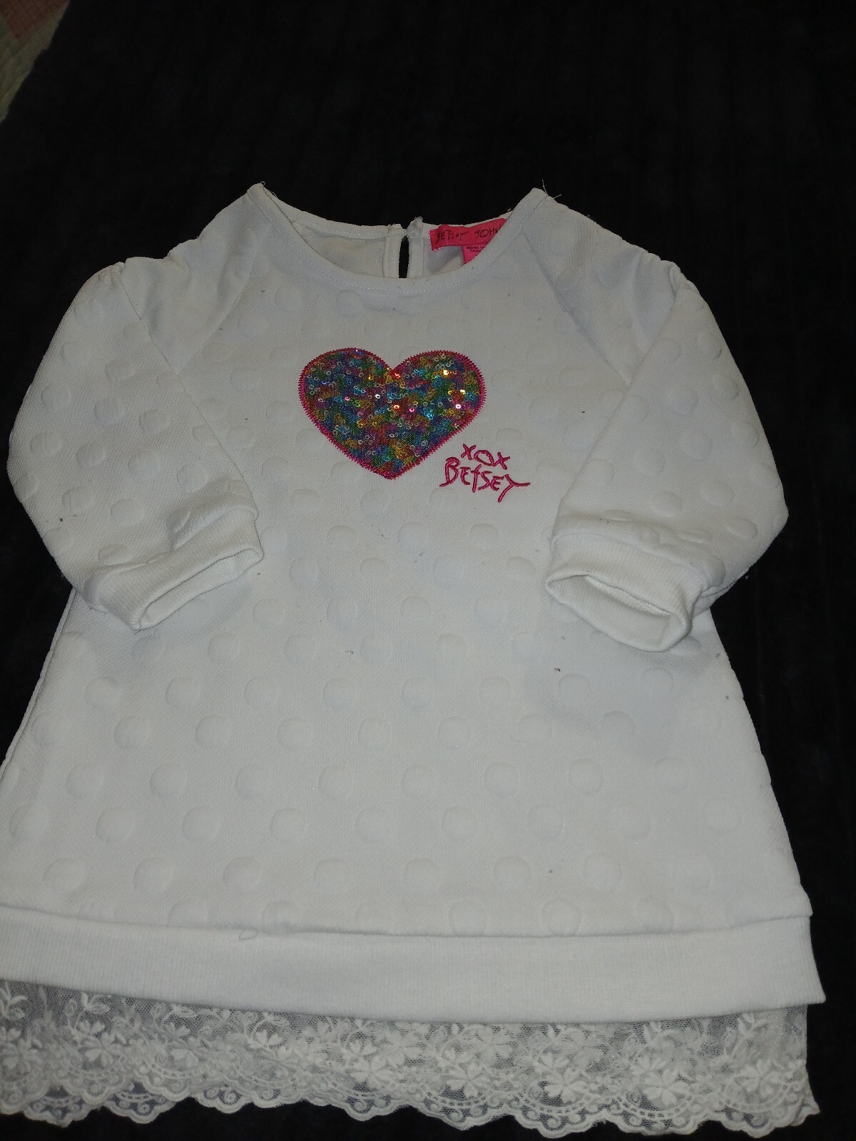 Girls Betsey Johnson long top/ dress