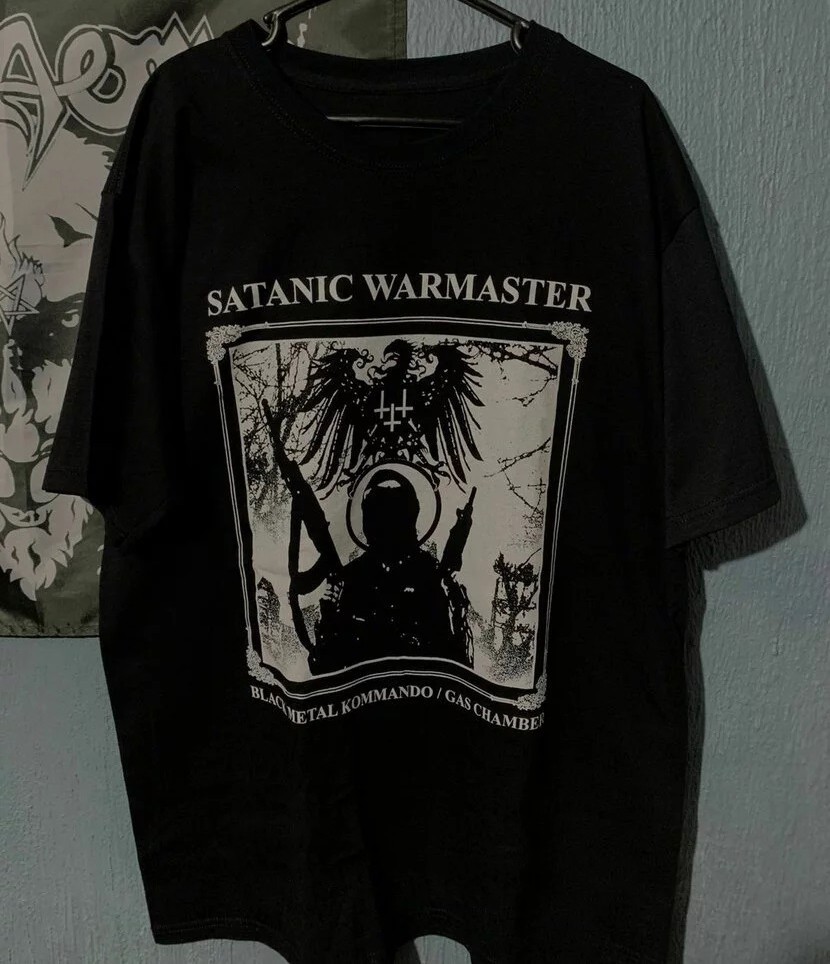 Satanic Warmaster Black Metal Kommando Heavy Metal  Unisex S-5XL Shirt ILS200