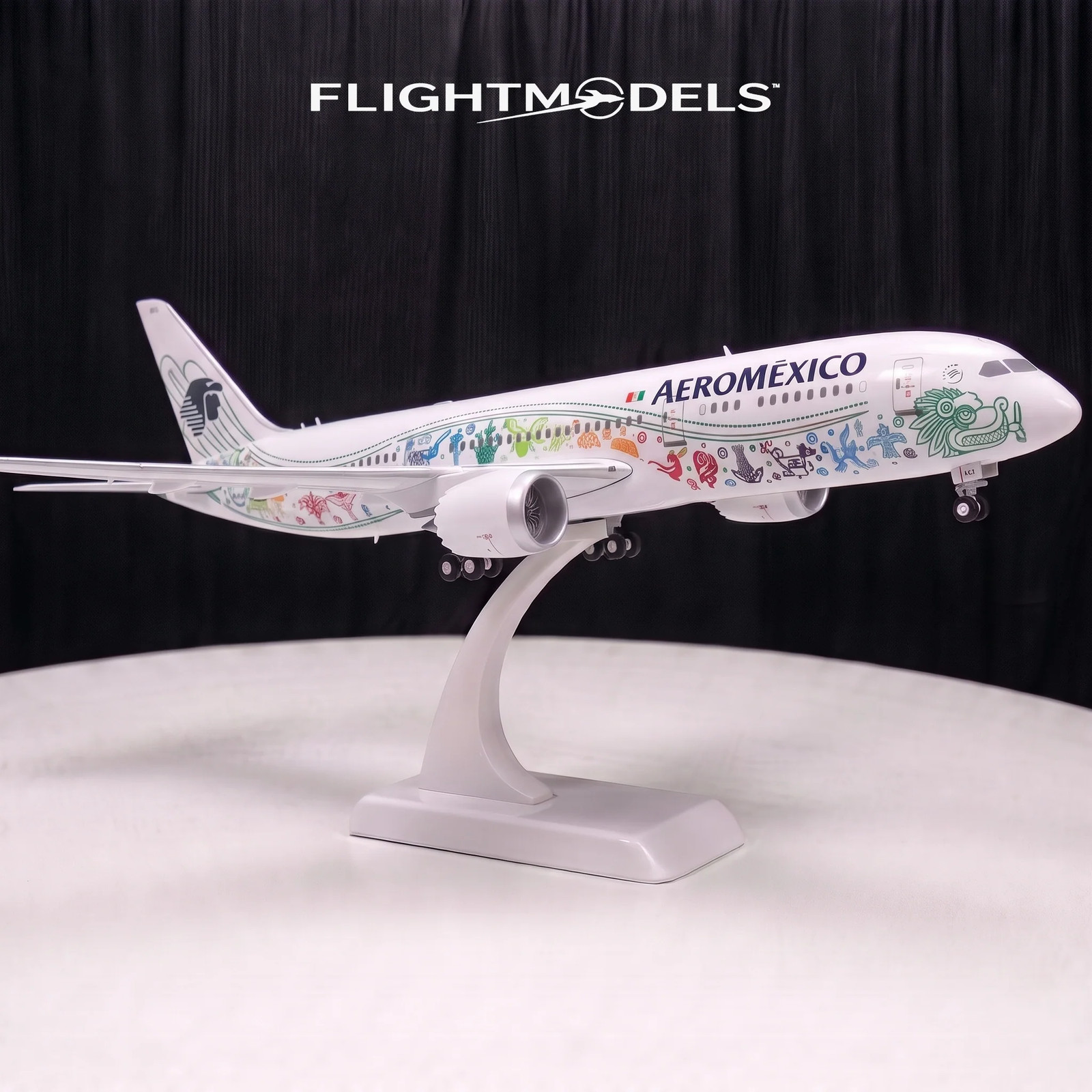 Boeing 787-9 Dreamliner Quetzalcóatl Aeromexico LED Lights 47cm 19 Inch