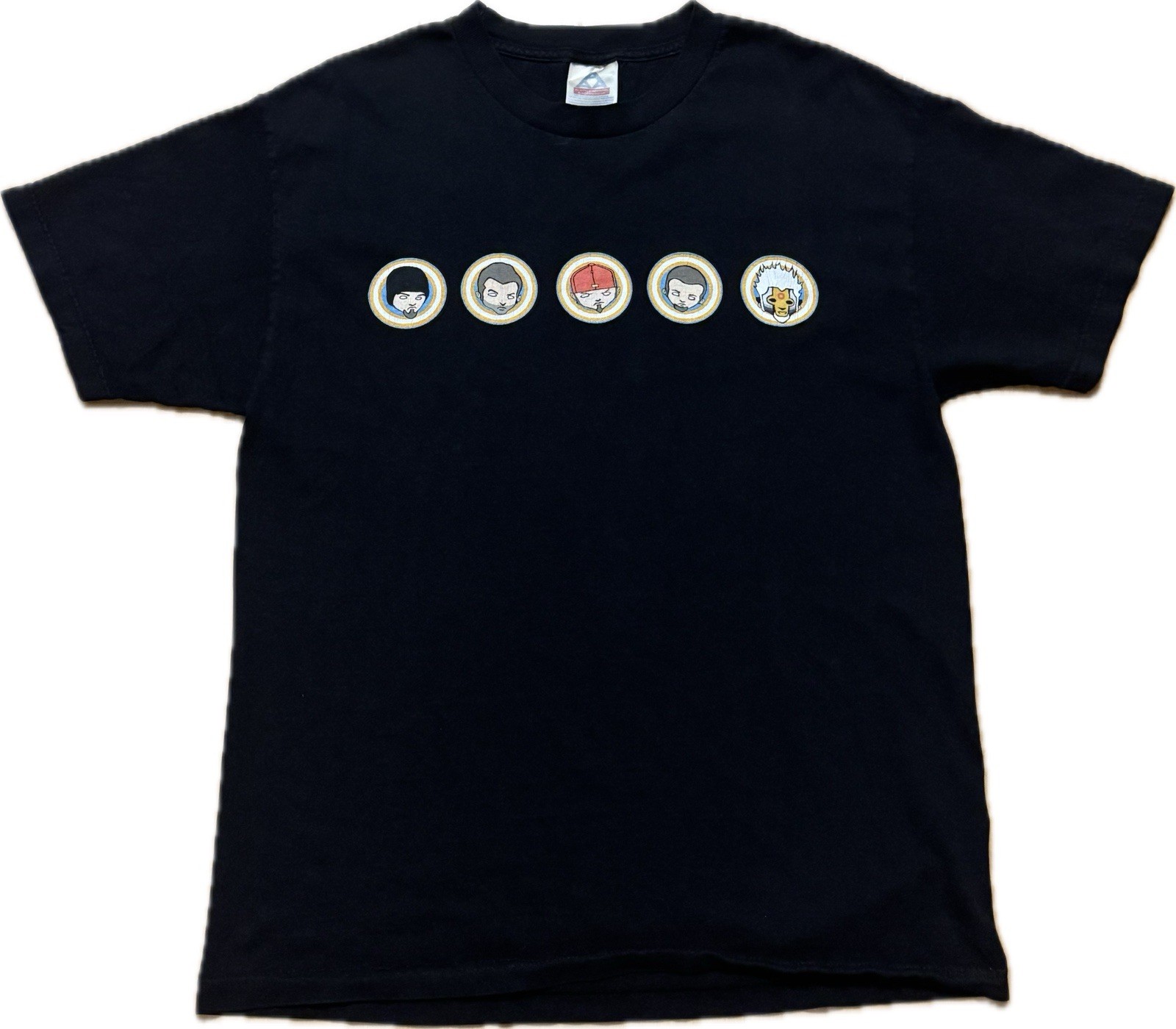 Vintage Limp Bizkit Shirt L Cartoon Heads Nu Metal 1999 2000 Embroidered Tag AAA