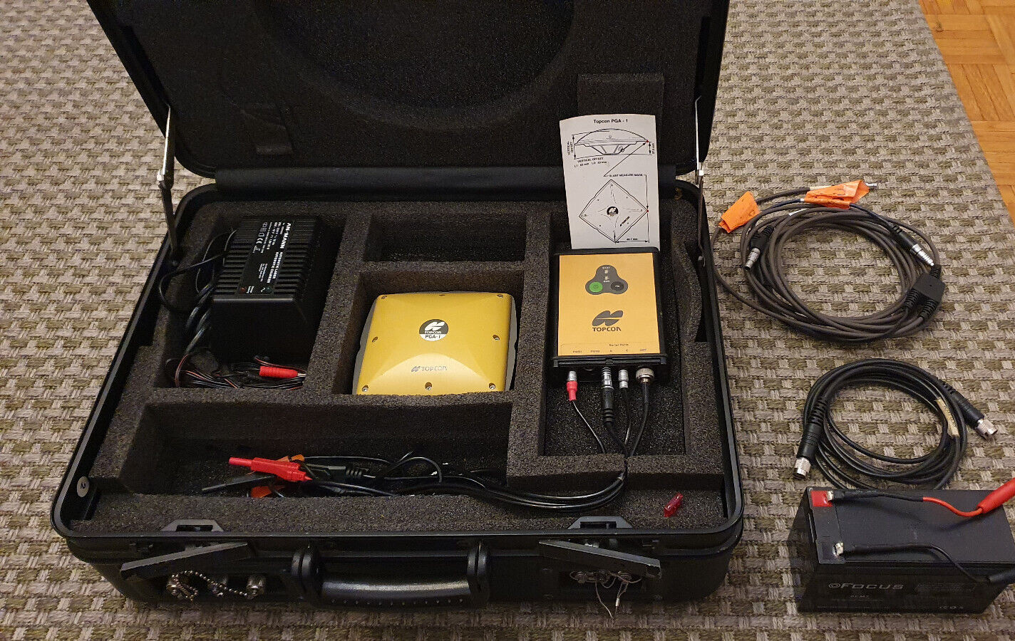 Topcon Kit incl. Topcon Legacy-H GD, PG-A1, Charger, Battery, Cables, Case...