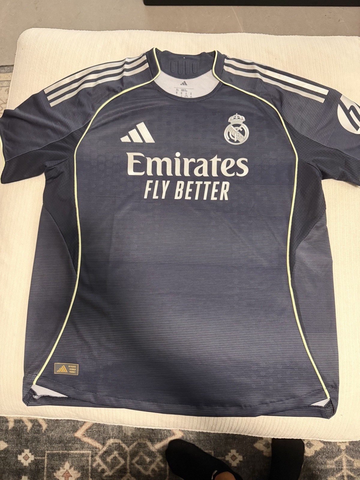 Real Madrid Third Kit Used Adidas Adult XL Jersey Soccer Real Madrid Third Kit Used Adidas Adult XL Jersey Soccer