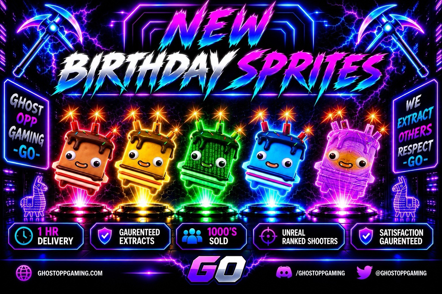 Fortnite Sprites ( NEW BIRTHDAY CAKE Sep 26th ) Buy 3 Get 1 FREE