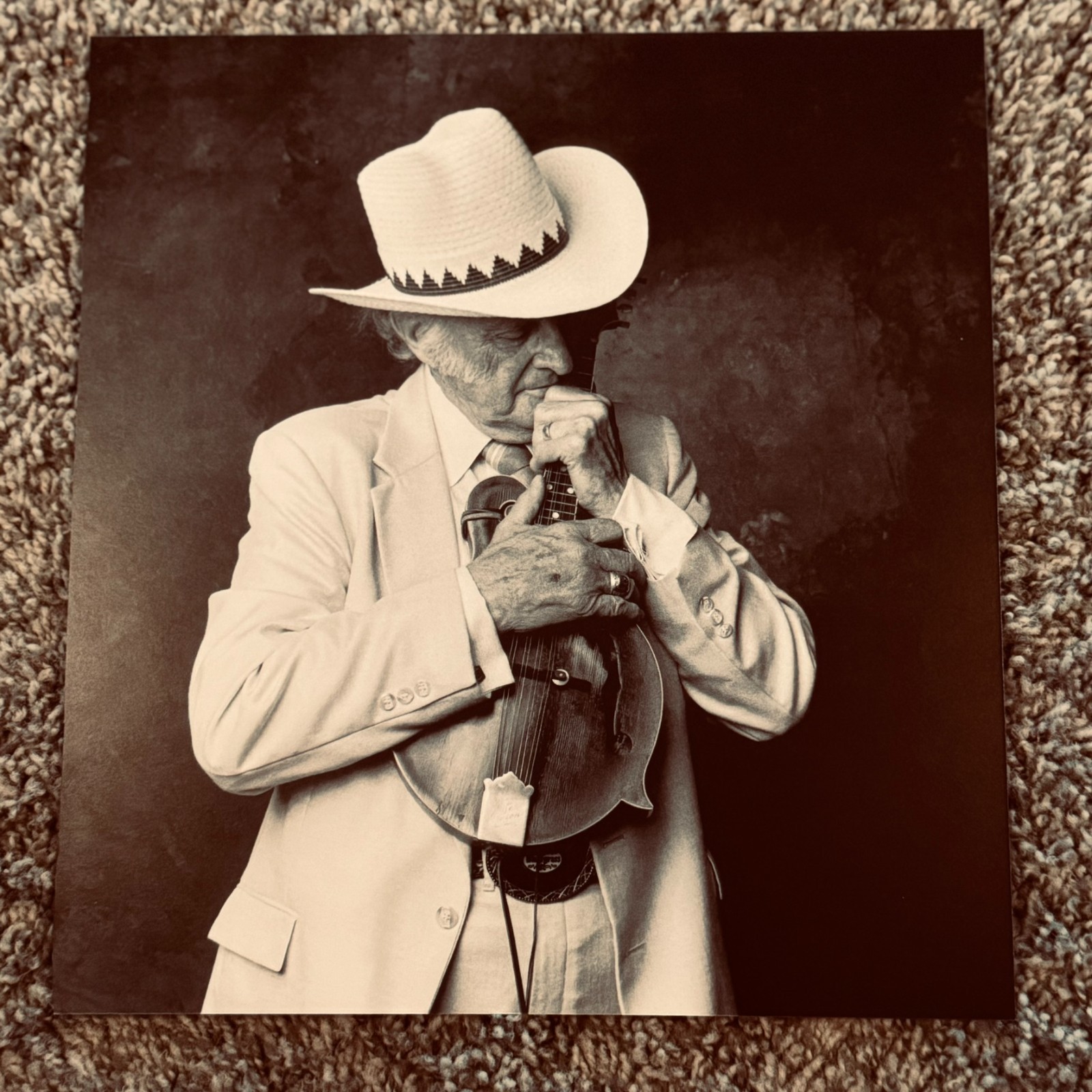BILL MONROE Rare Original Industry Trade Ad Country Music Promo 9.5x10