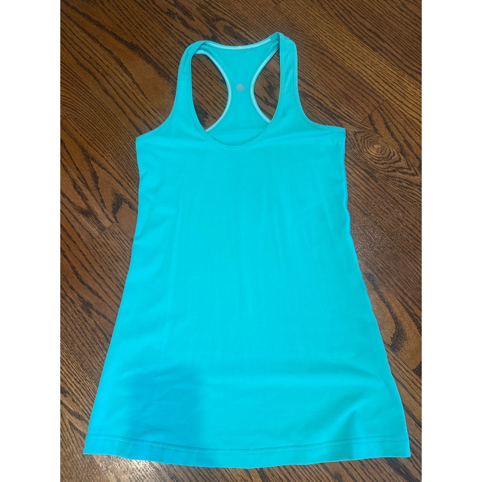 Lululemon Cool Racerback Tank Top *Luon Size 6 Turquoise Mint Teal