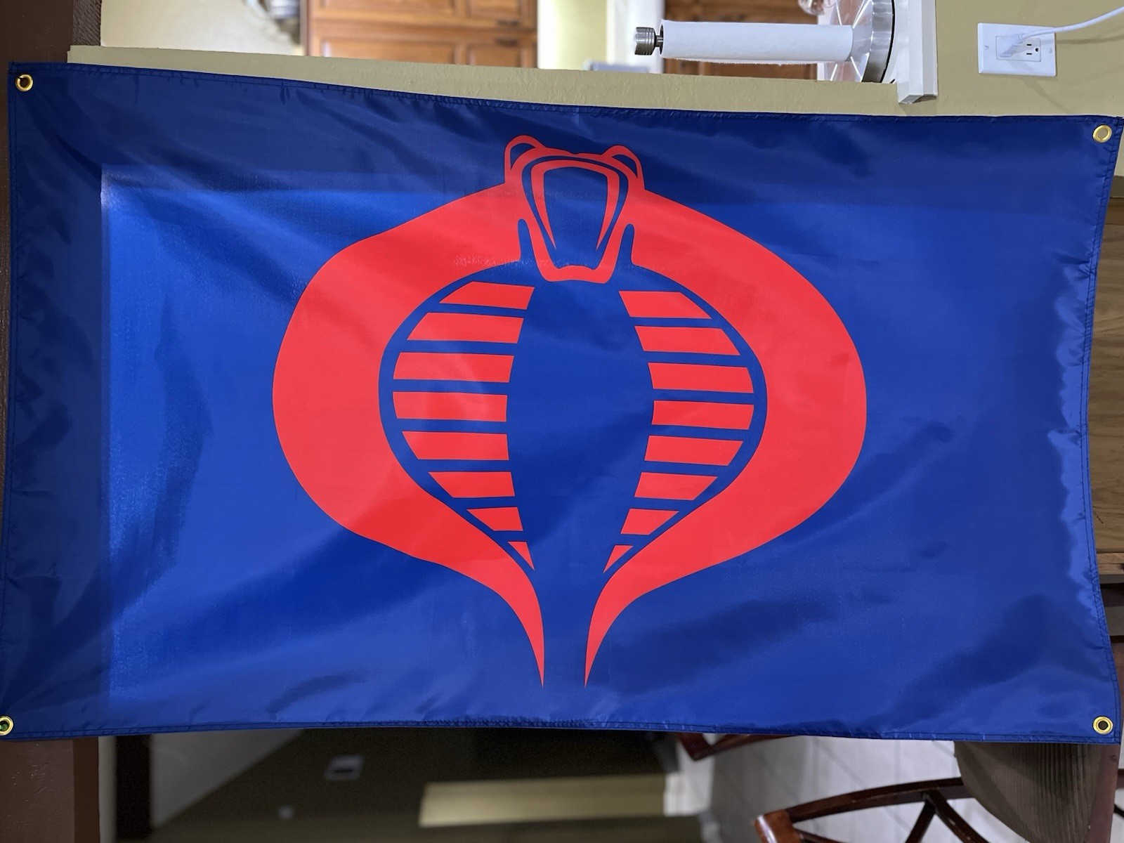 Cobra Commander 5ft GI Joe Flag